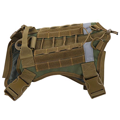 Venta Loca Arnés para Exteriores para Perros, Chaleco para Exteriores para Perros, Golden Retriever para Chaleco para Perros Arnés para Perros(Army Green, XL)