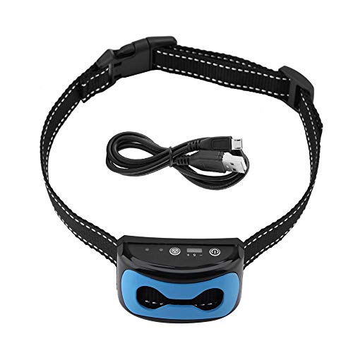 Venta Loca Collar de ladridos de Perro, Dispositivo de Control de ladridos Detección de ladridos de Collar antiladridos Impermeable Recargable