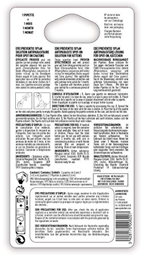 Vetocanis Antipulgas y antigarrapatas para Gatos con 2 pipetas como eficaz Repelente con 2 x 1 Mes de duración de protección.