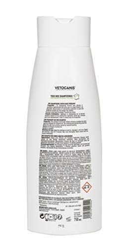 Vetocanis Champú de Aloe Vera para Perro, Uso Frecuente, 0% de Parabeno 0% Silicona con Aloe Vera, Formato: 750 ml