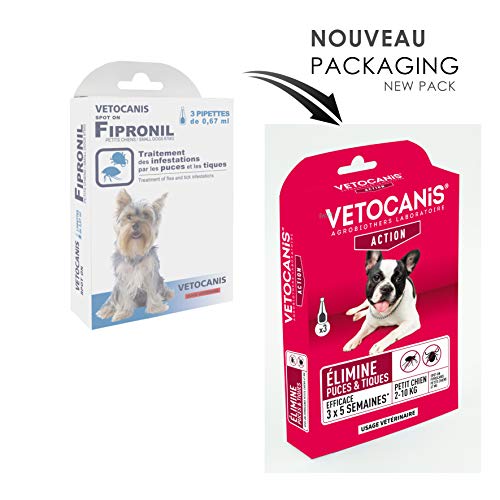 Vetocanis Spot On fipronil para Perro pequeño