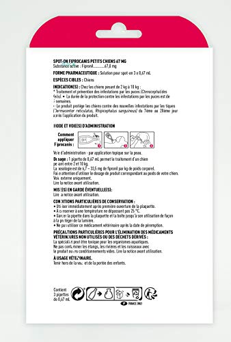 Vetocanis Spot On fipronil para Perro pequeño