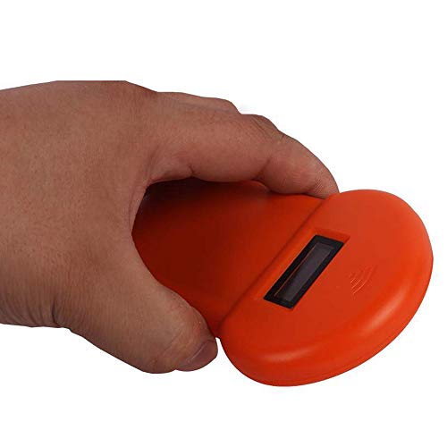 VISLONE Lector para Mascotas, LF 134.2KHz Lector de Microchip para Perros Lector de chips de animales de mano para perro Gato, Caballo Pantalla OLED, USB recargable y zumbador incorporado