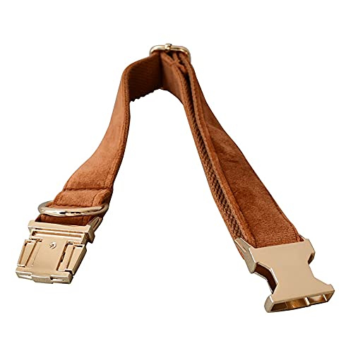 VIXDA Collar de Perro Ajustable para Mascotas Cachorro Medio Grande Cinta Suave Hebilla Cuello Collar Fruta para Pitbull Bull Terrier Franela