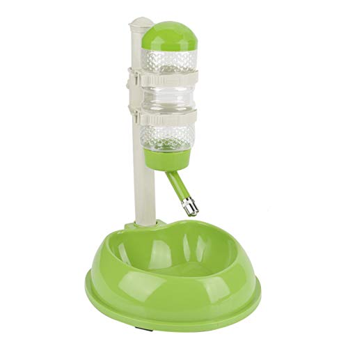 Voluxe Dispensador de Comida para Perros, comedero para bebederos no tóxico para Perros, Seguro ecológico para Mascotas, Gatos, Perros(Green)