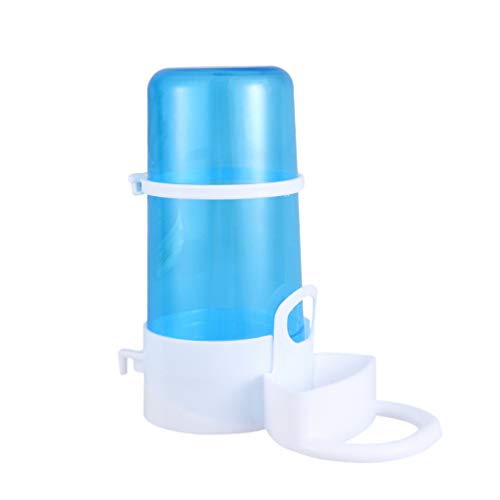 Vulcasa - Botella de agua para hámster y comedero automático para animales de compañía y dispensador de comida para pequeños animales, cerdo, pavo, conejo, pájaro y mini erizo (2 unidades)