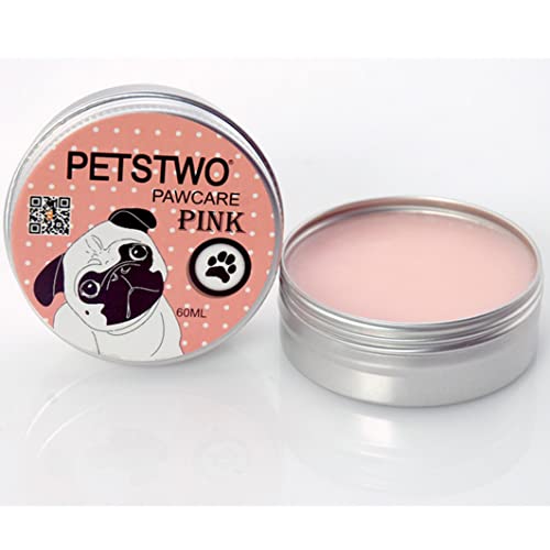 VusiElag Bálsamo para Patas Y Nariz para Perros Y Gatos, Crema Hidratante De 60g para Almohadillas para Perros con Picazón Agrietada, Protección para Patas De Nariz para Perros