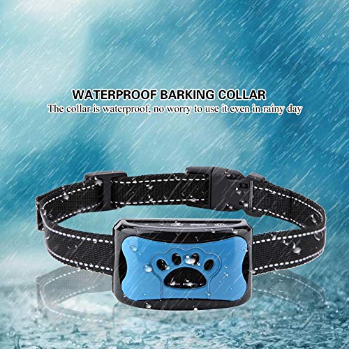 Wandisy Venta Loca Collar de ladridos de Perro, ¡Deja de ladrar Perros rápidamente!Dispositivo de Control de ladridos Recargable Impermeable Anti-ladrido Collar Detección de ladridos