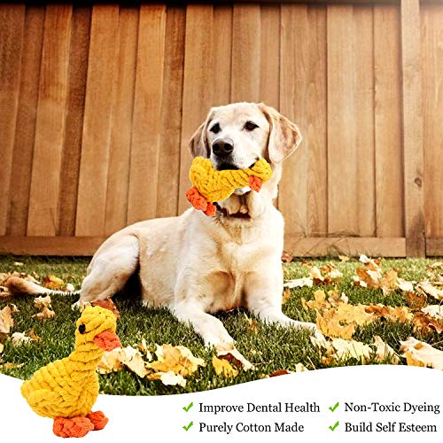 WELLXUNK Puppy Chew Toys, Juguetes para Perros, Limpieza de Dientes con Función de Cuidado Dental para Perro, Juguetes duraderos para Perros Cachorros Perros pequeños, Molar para Mascotas (B)