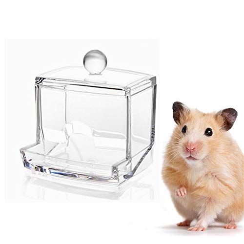 WESDOO Comederos Hamster Comedero Automatico Conejo Accesorios Conejo dispensador de Comida Conejo de la Comida Hámster Cuencos de Comida Ardilla de