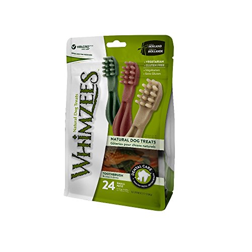 WHIMZEES Snack Cepillo Dental para Perro, S - 24 Bolsa