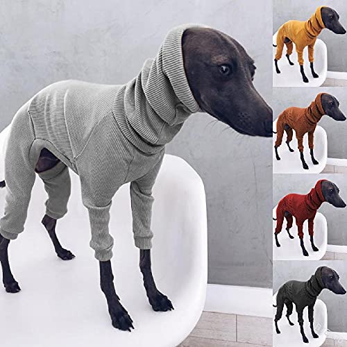 Whippet, Ropa de Galgo Italiano, Mono de Perro Ligero para Perros medianos Grandes, Pijamas para Mascotas, Pijamas para Camisa de Pastor PJS