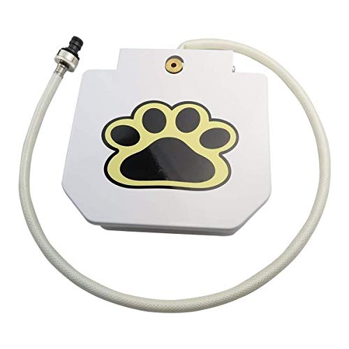 WHSS Alimentadores automáticos Alimentador automático de Agua for Perros Al Aire Libre Mascota activada Agua Potable Fuente Manguera Paso Spray Pedal Pedal Botella de Agua