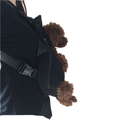 Wiiguda@ - Transportín frontal para mascotas, mochila para perros y gatos, patas fuera, para mascotas medianas (2,5 ~ 3,5 kg)