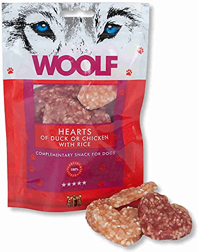 WOOLF Snack Perro Corazones De Pollo 100gr