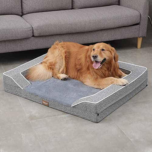 XDYFF Cama para Perros, Cojín para Perros Protector de Sofá para Cama para Perro para Sofá Cama Perro Mullida, Desmontable Suave Sofa Perro, Alfombrilla Cómoda para Cama para Gatos Protector,M