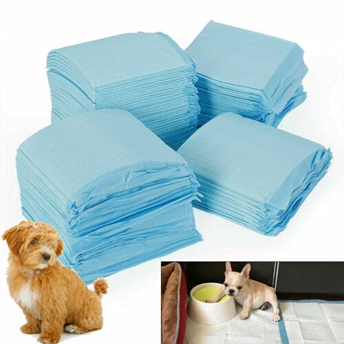 XIANXUS 100 x Empapadores Perros Almohadillas de Entrenamiento para Cachorros Almohadillas de Inodoro para Orinar de Mascotas Domésticas Pañales de Gatos Conejos 33 x 45 cm