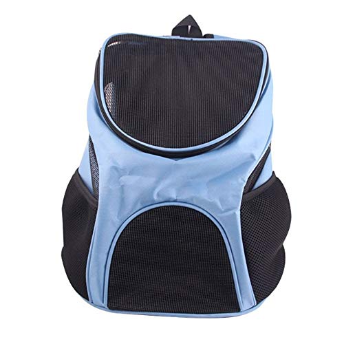 XiaoZou Mochila Mascota Gatito y Perro Cachorro |Diseño de ventilación portátil Listo for Usar Características de Seguridad de Entrada de Doble Cara y Soporte de amortiguación for Viajes, Cami