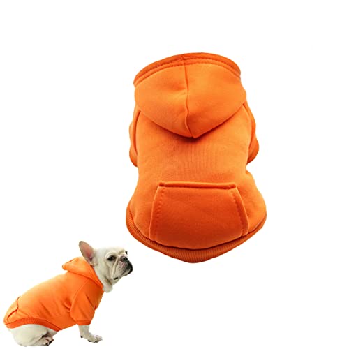 XiXiRan Perro Gato Sudadera con Capucha Mascota Cálido Abrigo de Invierno, Cálido Sudadera con Capucha para Perros Algodón Suéter Chaqueta Abrigo Costume Pullover, con Capucha para Perros o Gatos(S)