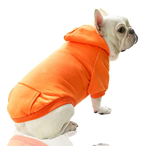 XiXiRan Perro Gato Sudadera con Capucha Mascota Cálido Abrigo de Invierno, Cálido Sudadera con Capucha para Perros Algodón Suéter Chaqueta Abrigo Costume Pullover, con Capucha para Perros o Gatos(S)