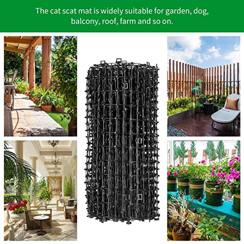 XWGX Picos de Animales Mat Anti Bird, Palomas, Cuervos, gaviotas, Perros Control de Gatos Deterrance Repels: Protege Las Plantas en los Jardines (Tamaño: 2m * 30cm) (Color : Black)