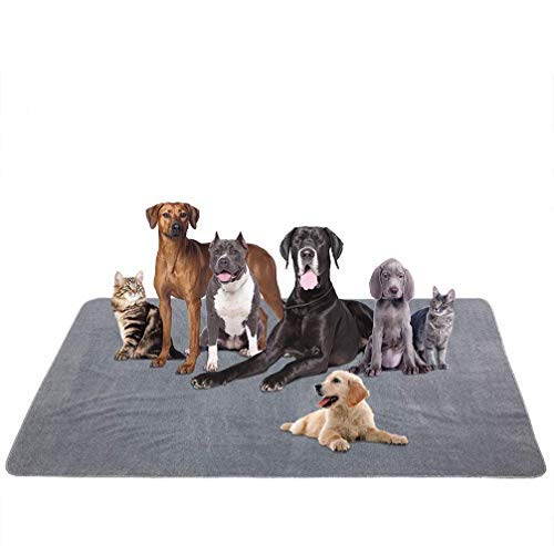 Yangbaga Empapadores Perros, Pañales de Perro Lavable y Reutilizables Empapadores de Entrenamiento para Adecuado para Perros110*182cm