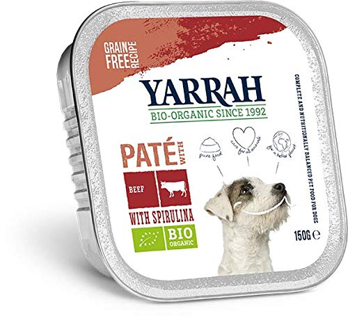 Yarrah Perro Pate con Pollo y Ternera Caja 12 x 150 gr Bio