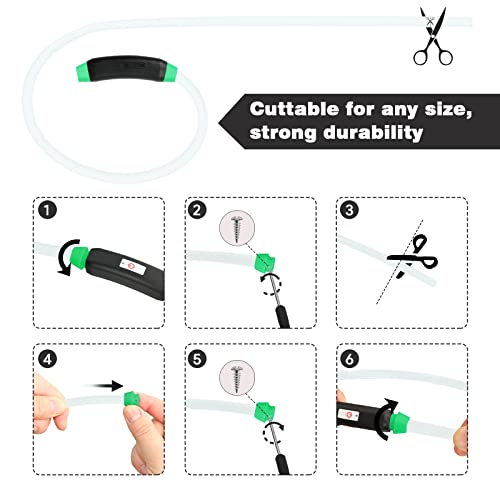 Yepnfro Collares Luminosos para Perros, Collar Led Perros con USB Recargable Super Brillante Collar luz Perro Intermitente 3 Modos para pequeños, medianos Grandes y Gatos