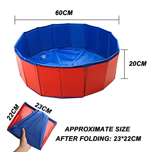 Yisscen Piscina para Perros,Plegable Piscina para Niños Bañera Portátil Bañera para Mascotas PVC Piscina Plegable para Perros Piscina Antideslizante para Perros y Gatos,para Perros,Mascotas y Niños