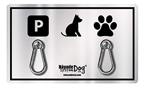 YMBERSA Náyade System Dog Parking DuoInox: Parking para Mascotas Exterior e Interior. Dos plazas