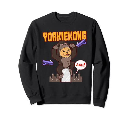 Yorkie Kong Peluche Monstruo Perro Enojado Yorkshire Terrier Sudadera