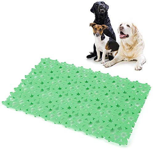 YOUTHINK Alfombrillas para Jaulas de Conejos Pies de Corral para Conejos Alfombrillas para Jaulas, Almohadillas Antideslizantes de Plástico para Gatos Perros Hámster(Verde)