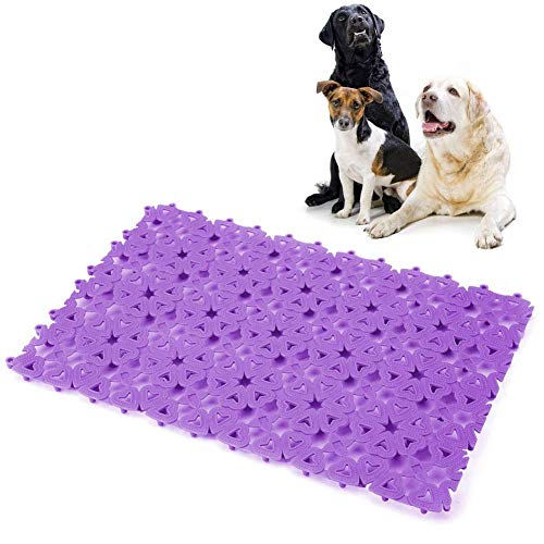 YOUTHINK Alfombrillas para Jaulas de Conejos Pies de Corral para Conejos Alfombrillas para Jaulas, Almohadillas Antideslizantes de Plástico para Gatos Perros Hámster(Púrpura)