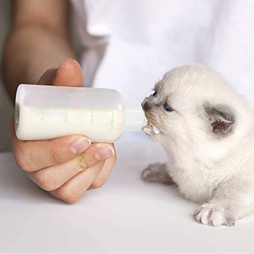 YUESEN Biberón para Cachorros Botella de Silicona de 60 ml para bebés Adecuado para Cachorros y Cachorros Lactantes/Cuidado de Mascotas/Gatos y Perros