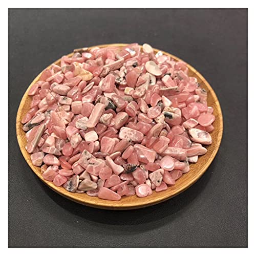 YUNGYE 100 g de grava de cristal natural de cuarzo y fresa, decoración del hogar, colorido para acuario, piedra mineral (color: cristal negro, tamaño: 100 g)