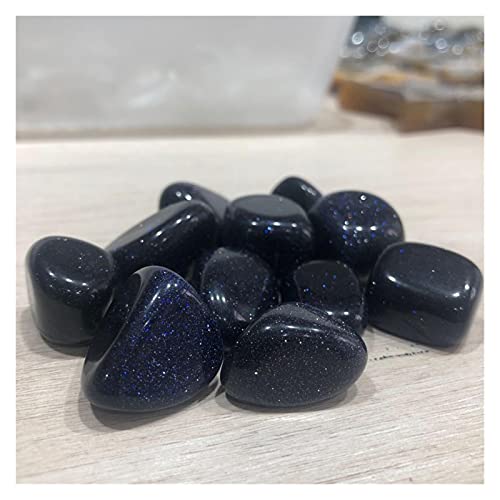 YUNGYE Natural Azul Azul Piedra Arenas Piedra nunatak nubble Acuario decoración Grava Pescado Tanque de Flores cristalino (Color : 50g)