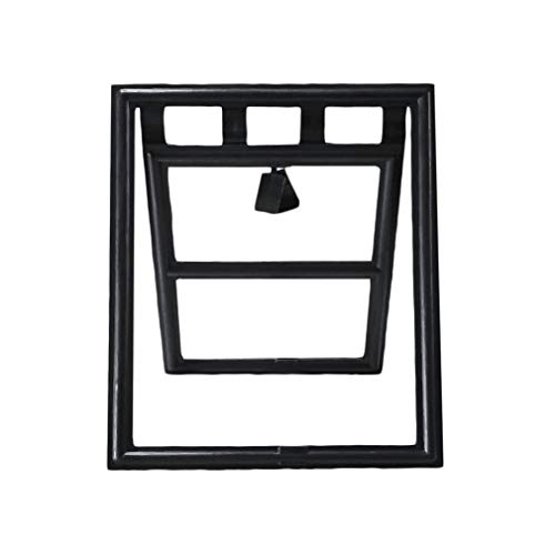 YZWHKJ Gatera Perro Gato Cerradura de la Puerta del Gato del Perro casero de la Puerta for Mascotas Camino Puerta Puerta electromagnética Gateras para Puertas (Color : Black, Size : 28x36cm)