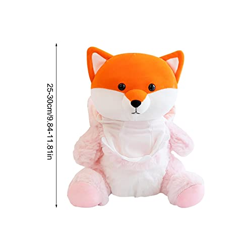 zebroau Disfrazado de animales de peluche, adorables animales de peluche de zorro disfrazados como unicornios Plushies, juguetes de peluche para niños, regalo de cumpleaños, San Valentín, Navidad