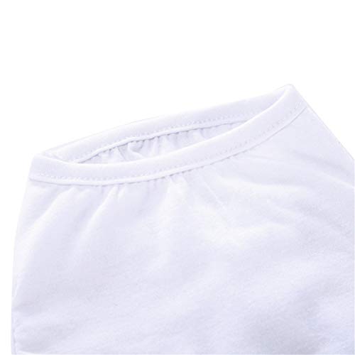 zhppac Chaleco Perro Verano Verano Ropa para Perros Ropa de Gato Mascotas Ropa de Perro para el Verano Bulldog Francés Ropa Cómodo Ropa para Mascotas White 1,XXL