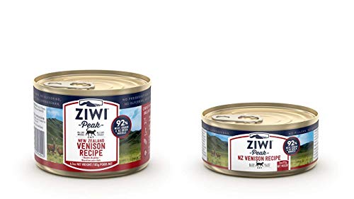 Ziwi Peak Daily Cat Cuisine Latas Venison 185 g, Paquete de 12