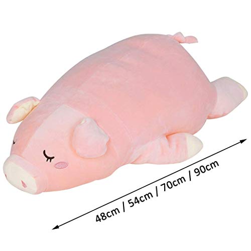 ZMDZA Juguete de Felpa, guarro Lindo del Animal Relleno de Almohadas for los niños El Amortiguador de Cerdo de Juguete de Felpa Juega el Regalo for los bebés de Cerdo muñeca (Size : 100cm)