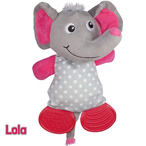 Zolux Juguete de Peluche Muy Suave Lola para Perro, Color Gris, 16,5 x 9,5 x 26,5 cm