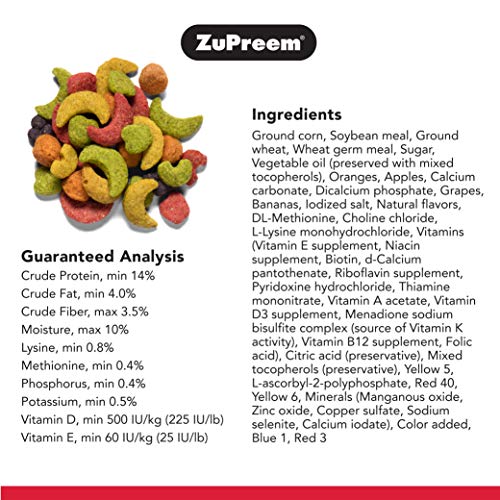 Zupreem - Alimento para Aves FruitBlend | Pienso Guacamayos - 15,88 kg