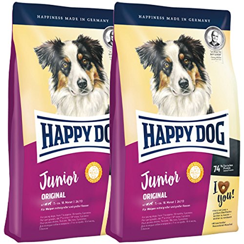 2 x 10 kg Happy Dog Supreme Junior Original