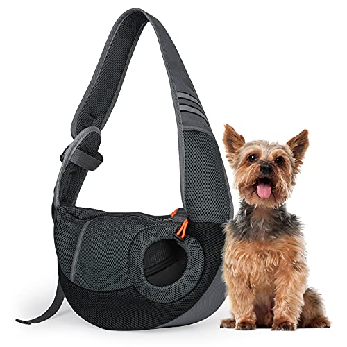 2,5 kg, bolsa de transporte para perros, bolsa de transporte para cachorros ajustable, bolsa de transporte para mascotas, bolsa de hombro para perros pequeños