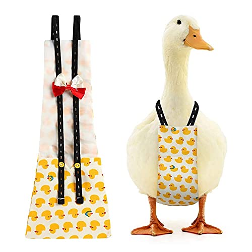 3 pañales de pollo para mascotas, pañales reutilizables para patitos, lavables y reutilizables para aves de corral, pañal de moda para mascotas gallina de ganso pato paloma de pollo (S)