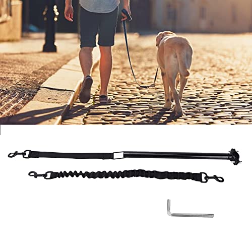 Accesorio para Bicicleta para Perros, Fácil de Llevar, Fácil Operación, Duradero de Usar, Negro, Grueso, Manos Libres, Correa para Perros con Llave Hexagonal para Entrenamiento de Perros,