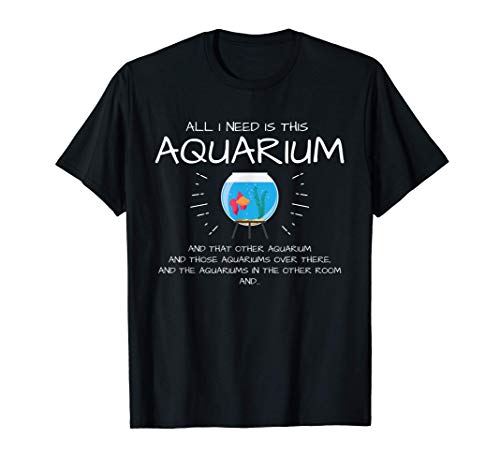 Acuario inspirado en la acuariofilia Diseño relacionado con Camiseta