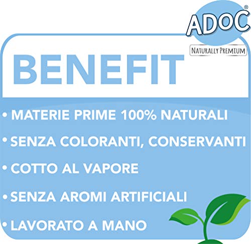 ADOC - Alimento húmedo para Perros Adultos con Ingredientes Naturales de Pollo con arroz y Zanahorias – 16 latas de 285 g.