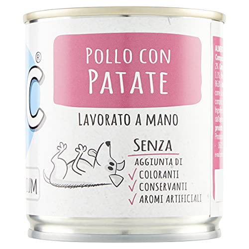 ADOC Natural Pollo con Patatas para Perros Adultos, Pack de 16 Unidades